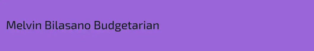 Melvin Bilasano Budgetarian